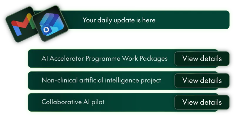 Never miss an opportunity